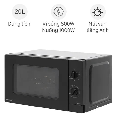 Lò vi sóng có nướng Panasonic NN-GM22QBYUE 20 lít