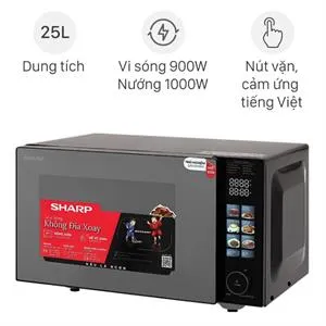 Lò vi sóng có nướng Sharp R-G2545FBC-BK 25 lít