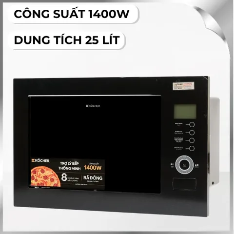 Lò vi sóng có nướng Kocher KMEU-1025A 25 lít