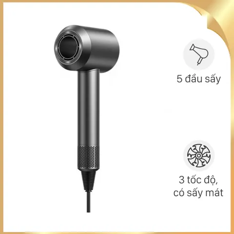 Máy sấy tóc tốc độ cao LEAFLESS L01 - Đen