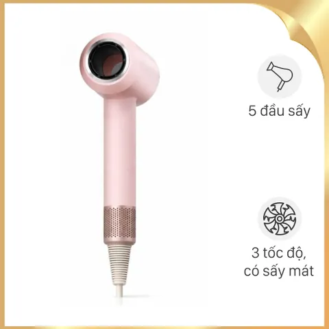 Máy sấy tóc tốc độ cao LEAFLESS L01 - Hồng
