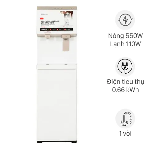 Cây nước nóng lạnh và làm đá Toshiba RWF-IW2469BVN(K) 660W