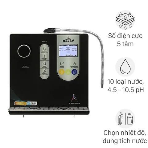 Máy lọc nước điện giải ion kiềm nóng nguội ROBOT IonSmart 510X 5 tấm điện cực