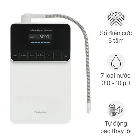 Máy lọc nước điện giải ion kiềm Panasonic TK-AS700 5 tấm điện cực