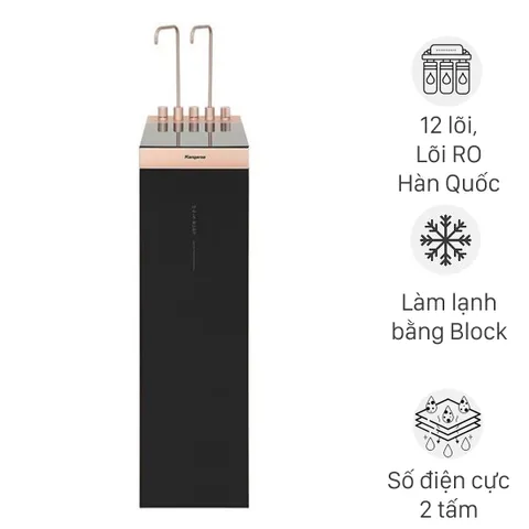 Máy lọc nước RO nóng nguội lạnh Hydrogen ion kiềm Kangaroo Sumire KGHC12A3 12 lõi