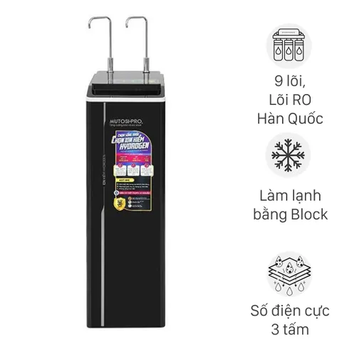 Máy lọc nước RO nóng nguội lạnh Hydrogen ion kiềm Mutosi MP-P89K 9 lõi