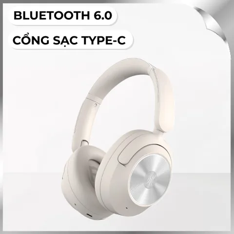 Tai nghe Bluetooth Chụp Tai OneOdio A6 - Trắng