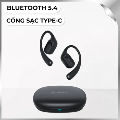 Tai nghe Bluetooth True Wireless Aukey EP-S1 OWS - Đen