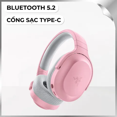 Tai nghe Bluetooth Chụp Tai Gaming Razer Barracuda X Quartz