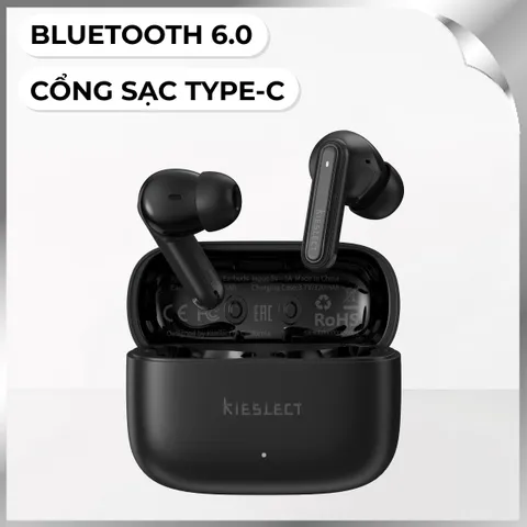Tai nghe Bluetooth True Wireless Kieslect Adjustable Earbuds - Đen