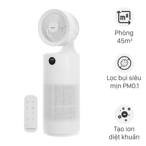 Máy lọc không khí kết hợp quạt Acerpure Cool C2-UVC AC553-50W 65W