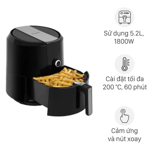 Nồi chiên không dầu Kangaroo 5.2 lít KG55AF1A