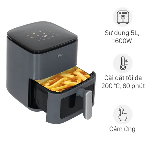 Nồi chiên không dầu Bear 6 lít AF-4H16K