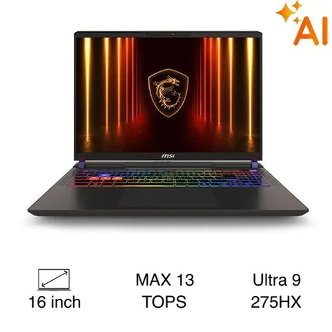 MSI Gaming Vector 16 HX AI A2XWIG - 062VN (Ultra 9 275HX, 16GB, 1TB, RTX 5080 16GB, QHD+ 240Hz, Win11)