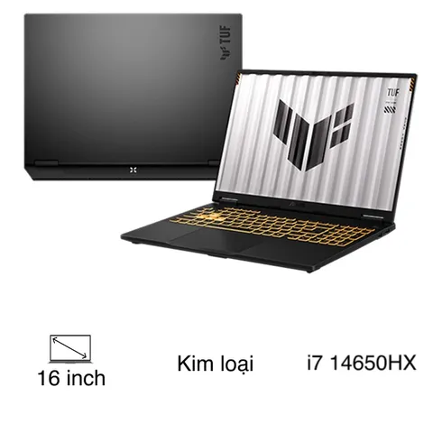 Asus TUF Gaming FX608JPR - RV044W (i7 14650HX, 16GB, 1TB, RTX 5070 8GB, WUXGA 165Hz, Win11)