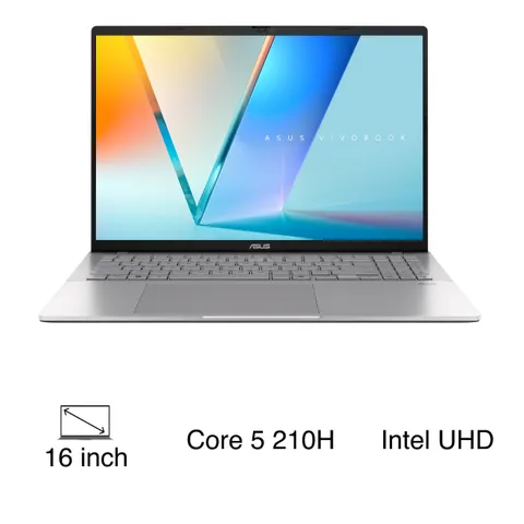 Asus Vivobook S16 S3607VA - RP155WS (Core 5 210H, 16GB, 512GB, WUXGA 144Hz, OfficeH24+365, Win11)