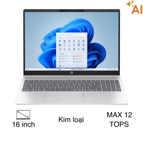 HP OmniBook 5 AI 16 af1054TU - C1MN8PA (Ultra 7 255U, 32GB, 512GB, WUXGA, OfficeH24, Win11)