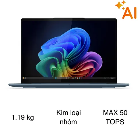 Lenovo Yoga Slim 7 OLED 14AKP10 - 83JY006PVN (R7 AI 350, 32GB, 1TB, 2.8K OLED 120Hz, OfficeH24+365, Win11)
