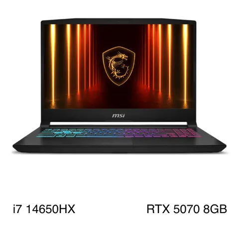 MSI Gaming Katana 15 HX B14WGK - 023VN (i7 14650HX, 16GB, 1TB, RTX 5070 8GB, QHD, 165Hz, Win11)