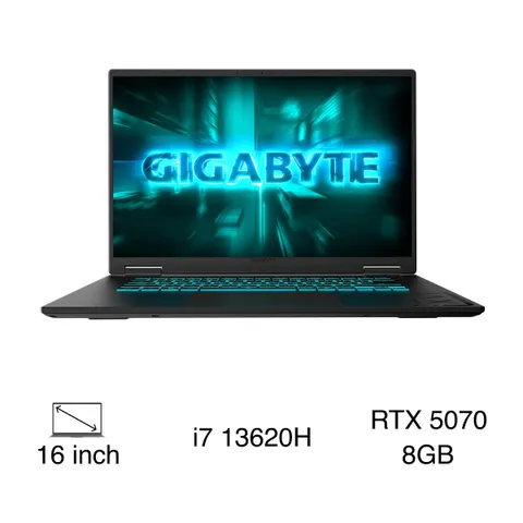 GIGABYTE Gaming A16 GA6H - CWHI3VNC94SH (i7 13620H, 16GB, 1TB, RTX 5070 8GB, WQXGA 165Hz, Win11)
