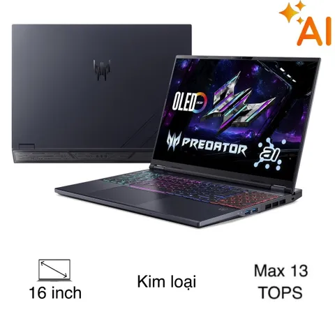 Acer Gaming Predator Helios Neo 16 AI PHN16 73 757W - NH.QVQSV.001 (Ultra 7 255HX, 32GB, 1TB, RTX 5060 8GB, 2K+ 240Hz, Win11)