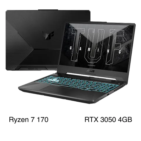 Asus TUF Gaming FA506NCQ - HN005W (R7 170, 16GB, 512GB, RTX 3050 4GB, Full HD 144Hz, Win11)