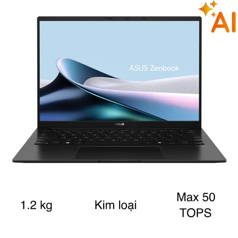 Asus Zenbook 14 UM3406GA - QD075WS (R7 AI 445 ,16GB, 512GB, WUXGA OLED, OfficeH24+365, Win11)
