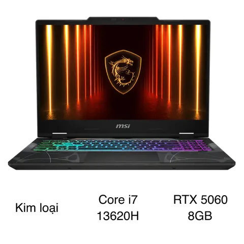 MSI Gaming Cyborg 15 B13WFKG - 658VN (i7 13620H, 16GB, 1TB, RTX 5060 8GB, Full HD 144Hz, Win11)