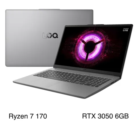 Lenovo Gaming LOQ 15ARP10 - 83S000CNVN (R7 170, 16GB, 512GB, RTX 3050 6GB, Full HD 144Hz, Win11)