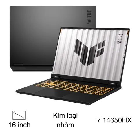 Asus TUF Gaming F16 FX608JMI - TU241W (i7 14650HX, 16GB, 512GB, RTX 5060 8GB, Full HD+ 144Hz, Win11)