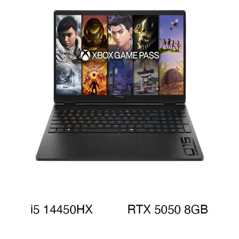 HP Gaming HyperX Omen 15 ga0092TX - D72D8PA (i5 14450HX, 16GB, 512GB, RTX 5050 8GB, WUXGA 165Hz, Win11)