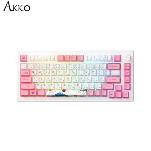 Bàn Phím Cơ Bluetooth Akko MOD007B-HE PC Tokyo Sakura Pink Magnetic Switch