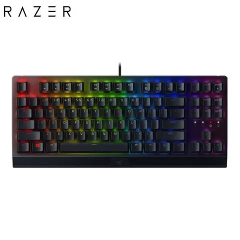 Bàn Phím Cơ Có Dây Gaming Razer BlackWidow V3 Tenkeyless Green Switch