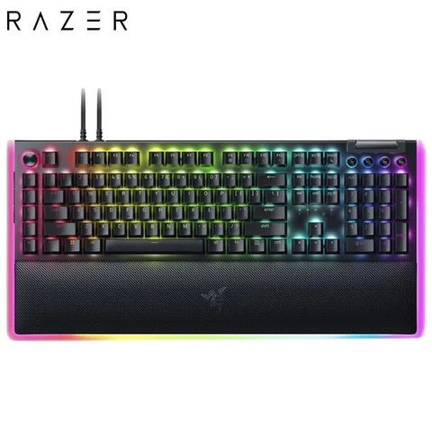 Bàn Phím Cơ Có Dây Gaming Razer BlackWidow V4 Pro Green Switch