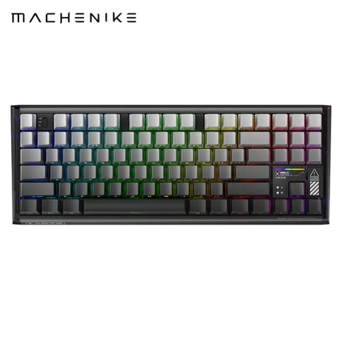 Bàn Phím Cơ Bluetooth Machenike K600E B87W GR Silver switch RGB Side Printed