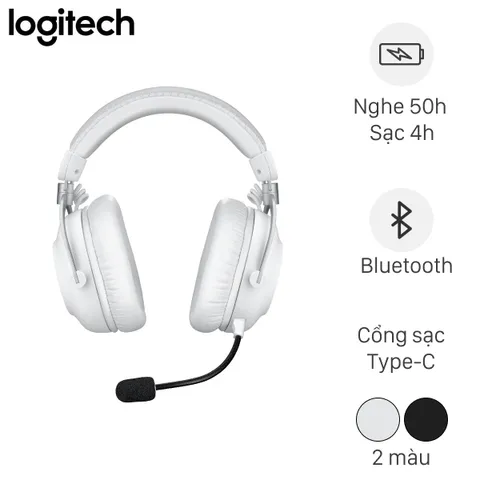 Tai nghe Bluetooth Chụp Tai Gaming Logitech Pro X 2