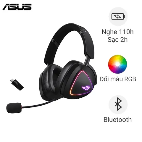 Tai nghe Bluetooth Chụp Tai Gaming Asus ROG Delta II