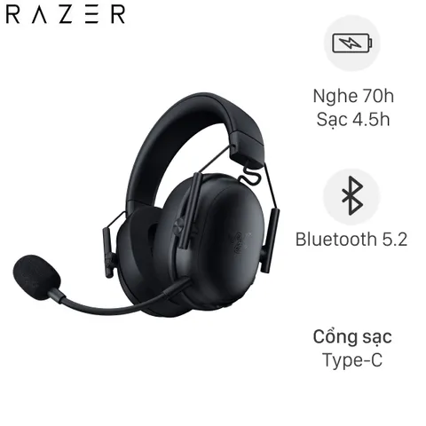 Tai nghe Bluetooth Chụp Tai Gaming Razer BlackShark V3 X HyperSpeed