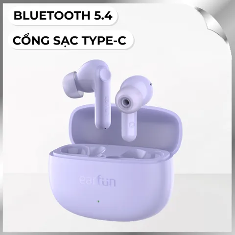 Tai nghe Bluetooth True Wireless Earfun Air Life - Tím