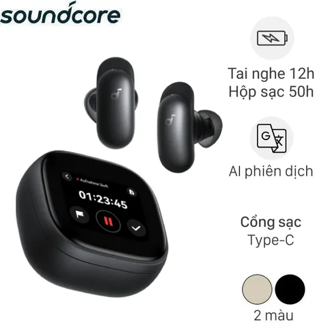 Tai nghe Bluetooth True Wireless Soundcore Liberty 5 Pro Max D1204