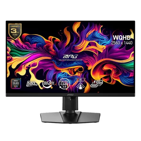 Màn hình Gaming MSI MPG 271QR QD-OLED X50 (26.5 inch WQHD, QD-OLED, 500Hz, 0.03ms)