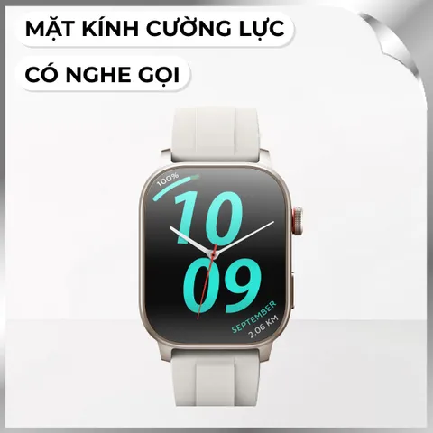 Kieslect Calling Watch Ks 3 Elite 46.8 mm dây silicone Trắng