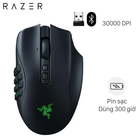Chuột sạc Bluetooth Gaming Razer Naga V2 Pro