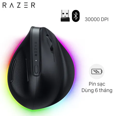 Chuột Bluetooth Gaming Razer Pro Click V2 Vertical