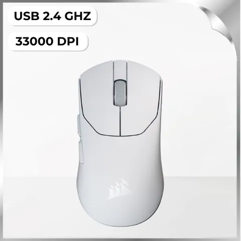 Chuột sạc Không dây Gaming Corsair SABRE V2 PRO Ultralight White/CH-931G001-WW