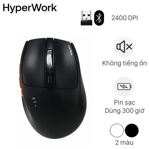 Chuột sạc Bluetooth HyperWork Silentium MS01