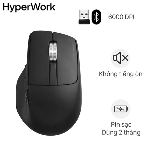 Chuột sạc Bluetooth HyperWork Macro
