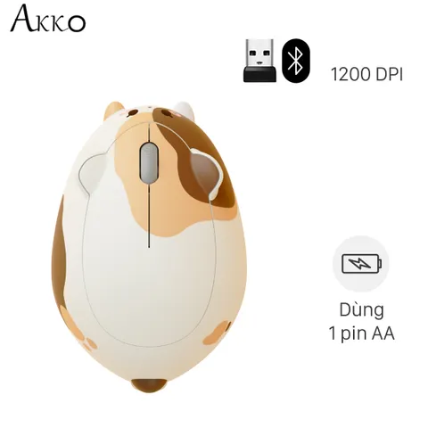 Chuột Bluetooth Akko Cat Theme Mouse Calico