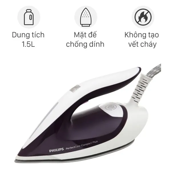 Bàn ủi hơi nước Philips GC7933/30 2400W