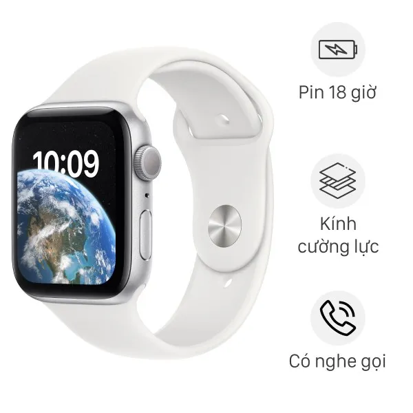Apple Watch SE 2022 GPS 44mm viền nhôm dây thể thao